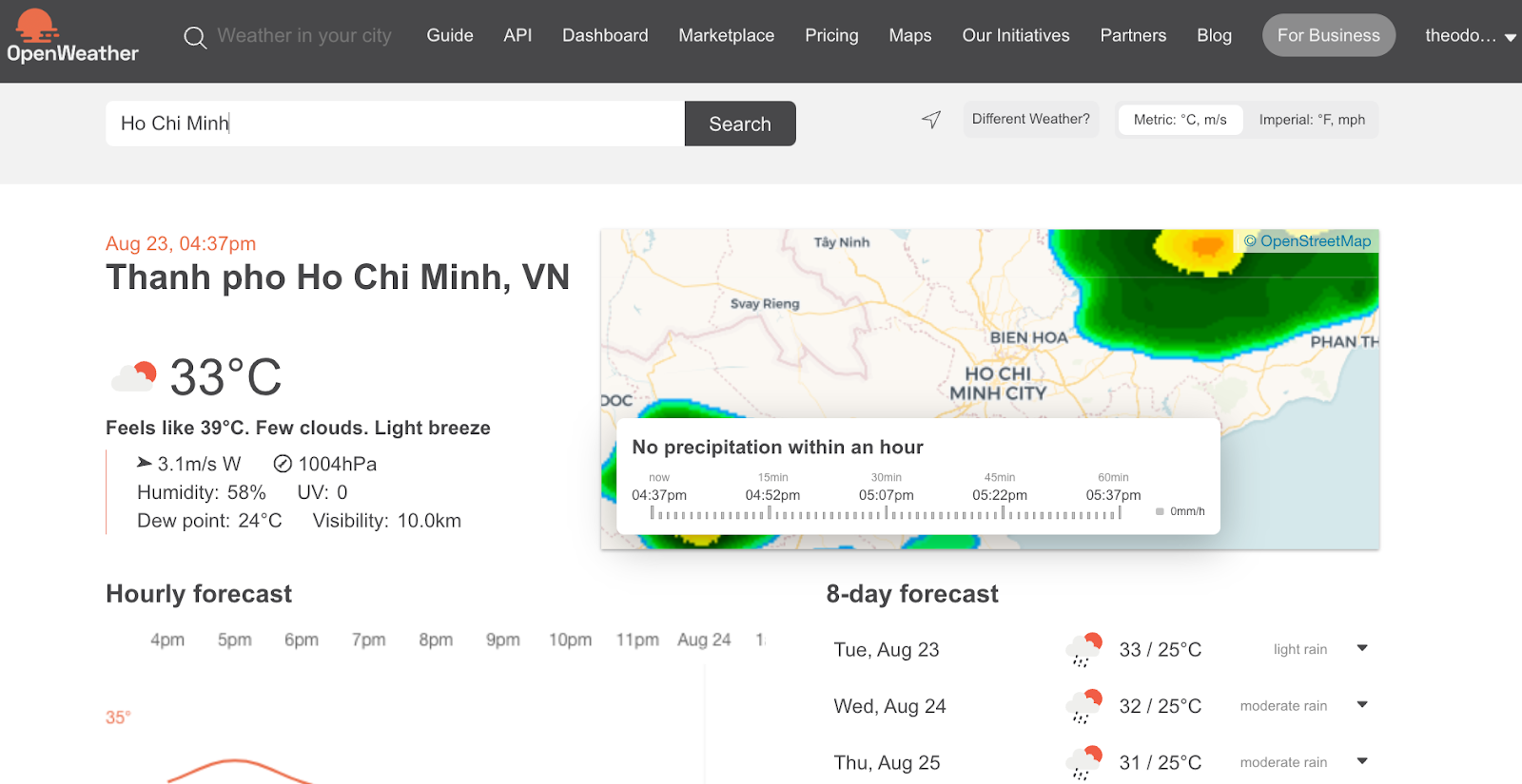 Weather app objective illustration showing MVVM architecture with API integration