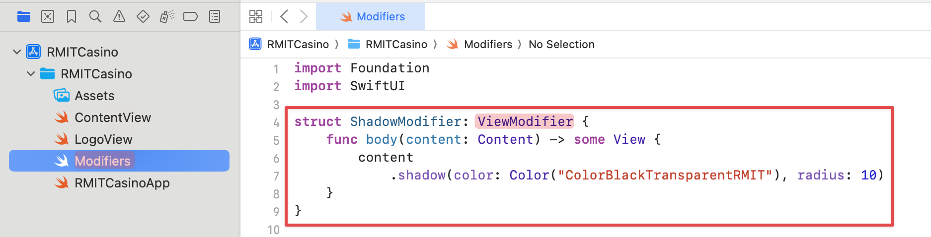 ShadowModifier Code