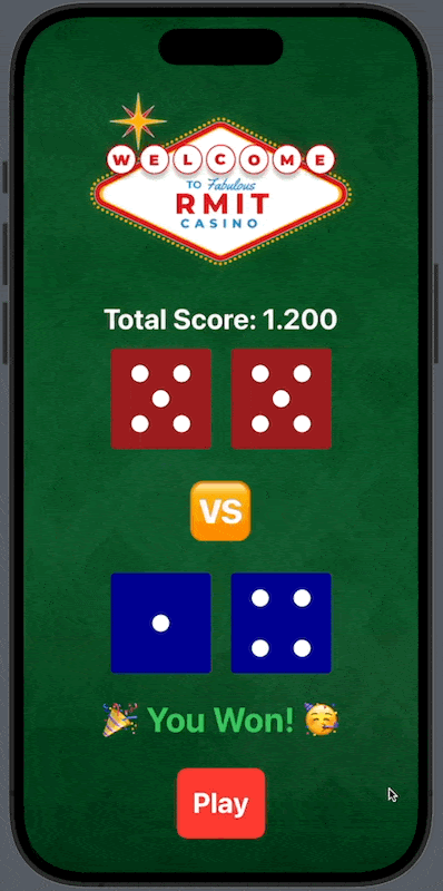 Dice Game Challenge Part 2